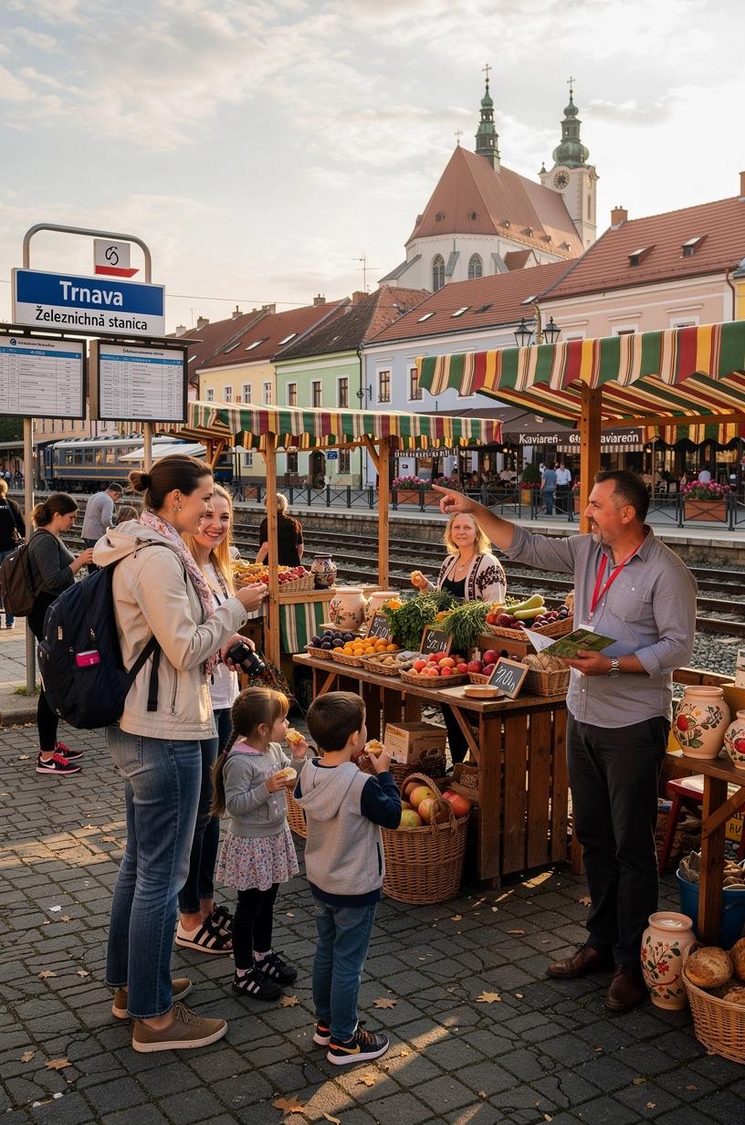 Infographic illustrating step-by-step railway-friendly itinerary planning for hassle-free travel across Slovakia.